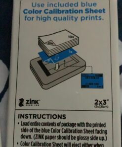 Zink Polaroid 2x3ʺ Premium Zink Zero Photo Paper 20-Pack - Compatible with Polaroid Snap/SnapTouch Instant Print Digital Cameras & Polaroid Zip Mobile Photo Printer 20 Pack Zink Paper 39 A1Svdmv4UbL