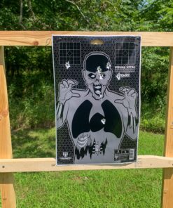 Visual Vital Splatter Target | 14.5" X 9.5" | Adhesive Sticker Targets | Paper Target | Shooting Target | Target | Reactive Target | Shooting Accessories Biting Zombie 10-Pack 16 A1TOYvfMEnL