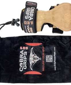 Cobra Grips PRO Weight Lifting Gloves Heavy Duty Straps Alternative Power Lifting Hooks for Deadlifts Adjustable Neoprene Padded Wrist Support Bodybuilding PRO Brown Leather One Size 15 A1TQu1NhQPL