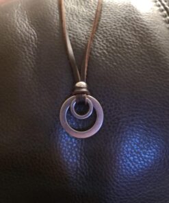 FIBO STEEL Alloy Vinatge Pendant Necklace for Men Leather Chain Adjustable 2 Pcs a Set 38 A1TcCfJeYrL