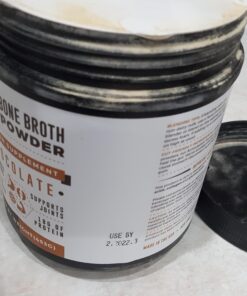 16oz Chocolate Bone Broth Protein Powder From Grass Fed Beef - Non-GMO Ingredients, Gut-Friendly, Low Carb Dairy Free Protein Powder - Natural Collagen Source For Joint Support - Keto Friendly 1 Pound (Pack of 1) 23 A1TwWRMs0ZL