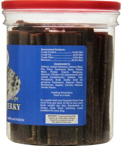 Truimph Super Premium Dog Treats 00851 Dog Salmon & Sweet Potato Jerky, 24-Ounce 1.5 Pounds 1.5 Pound (Pack of 1) 17 A1UhUOmXiL