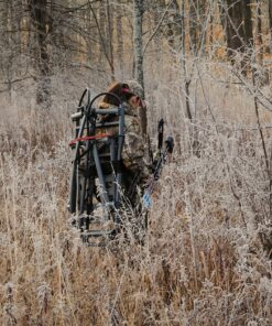 OL'MAN TREESTANDS Multi-Vision Climbing Stand, Steel Construction with 21" Wide Net Seat, Gray, One Size (COM-04) 10 A1UyUDMoUmL