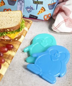 Fit & Fresh Cool Coolers Kids Lunch Box Ice Packs, Slim Ice Packs for Lunch Bags, Lunch Ice Packs Reusable-Multicolored 4 Pack (Penguin) Penguin 33 A1V4h03SXbL 2