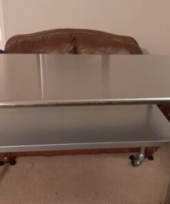 GRIDMANN NSF Stainless Steel Work & Prep Table 60 x 30 Inches with Caster Wheels and Under Shelf for Restaurant, Home, Hotel 60 in Long x 30 in Deep 28 A1VK0O4oLrL