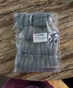 SUNHE 40 Pieces Lint Traps For Washing Machine, Snare Laundry Mesh Washer Hose Filter with 40 Pieces Cable Ties (40) 33 A1VSMr12GUL