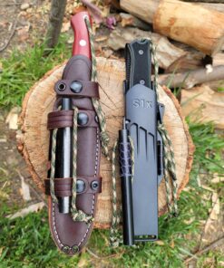 bayite Ferro Rods 1/2" X 5'' XL Survival Fire Starter Drilled Flint Steel Ferrocerium Rod with Toggl 31 A1WN6fZgS3L