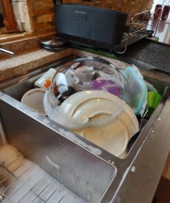 Polder KTH-615 Dish Rack & Tray 4 PC Combo– Advantage System Includes Rack, Drain Tray, Removable Drying Tray & Cutlery Holder – Stainless Steel & Plastic 4-piece 55 A1WPeXmnrjL