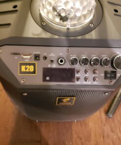 Wireless Karaoke Machine for Adults, TONOR PA System Portable Bluetooth Singing Speaker with Dual Wireless Microphones Microfono, Disco Ball for Home Karaoke, Party, Class and Church K20 Black 63 A1WRNVpYVuL