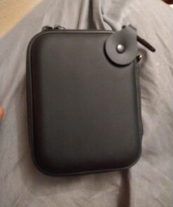 Lacdo Hard Drive Carrying Case for Seagate Portable Expansion Seagate Backup Plus Slim One Touch 1TB 2TB 3TB 4TB 5TB Portable External Hard Drive USB 3.0 2.5 Inch HDD EVA Shockproof Travel Bag, Black 50 A1WbmiBTOEL