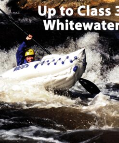 Sea Eagle SE330 Two Person Inflatable Sport Kayak Boat with Seats, Paddles, Bag and Pump-Affordable-Lightweight-Portable SE330 Sports Kayak Pro Package 21 A1WhVf41WkL 1