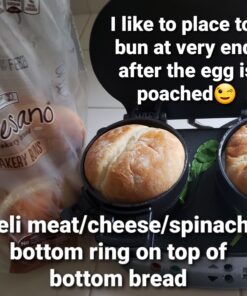 Hamilton Beach Dual Breakfast Sandwich Maker with Timer, Silver (25490A) 45 A1X08sBkHCL