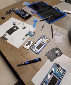 80 IN 1 Professional Computer Repair Tool Kit, Precision Screwdriver Set with 56 Bits, Magnetic screwdriver set Compatible for Laptop, PC, MacBook, Tablet, iPhone, PS4, and Other Electronic Repair Blue 44 A1XUibIF1kL