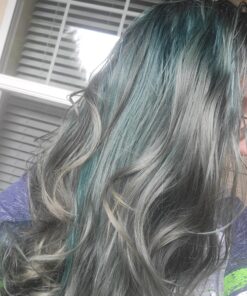 MANIC PANIC Enchanted Forest Green Hair Dye – Classic High Voltage - Semi Permanent Deep Teal Green Hair Color With Blue Undertones - Vegan, PPD & Ammonia Free (4oz) 4 Fl Oz (Pack of 1) 53 A1Y7JU9VcGL