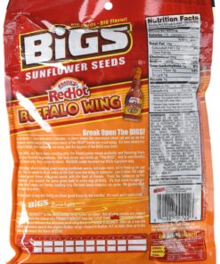 BIGS Bold and Tangy Buffalo Wing Sunflower Seeds 5.35 Ounces Spicy 6 A1Z7NDBq5uL