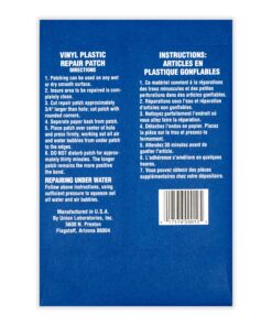 Boxer Adhesives Peel and Stick Vinyl Plastic Pool Patch 100 sq. in 14 A1ZN NtpaKL