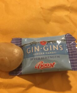 GIN GINS Super Strength Hard Ginger Candy by The Ginger People - Anti-Nausea and Digestion Aid, Individually Wrapped Healthy Candy - Super Strength Ginger Flavor, Large 1 lb Bag (16 oz) - Pack of 1 42 A1ZNGdNBnlL 5