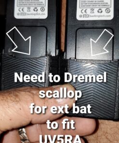 BaoFeng, BTECH BL-5L 3800mAh Li-ion Battery Pack, High Capacity Extended Battery for UV-5X3, BF-F8HP, and UV-5R Radios (BL-5 BaoFeng Battery Series) BL-5L Extended Li-ion Battery Pack 50 A1a2niO6LbL