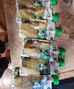 Plum Organics Mighty Morning Organic Toddler Food - Banana, Kiwi, Spinach, Greek Yogurt, and Barley - 4 oz Pouch (Pack of 12) - Organic Fruit and Vegetable Toddler Food Pouch Banana, Kiwi, Spinach, Greek Yogurt & Barley 17 A1abdqsocFL