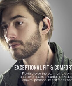 MEE audio M6 PRO In Ear Monitor Headphones for Musicians, 2nd Gen Model With Upgraded Sound, Memory Wire Earhooks & Replaceable Cables, Noise Isolating Professional Earbuds, 2 Cords Included (Black) In-Ear Monitors Black 23 A1apzFCwxLL 3