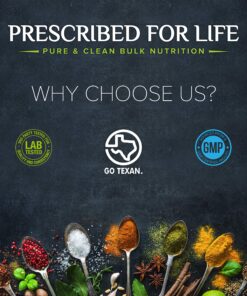 Prescribed for Life Maltitol Powder | Low Calorie Sugar Substitute | 60-70% Sweetness of Sugar | Natural, Unbleached, Gluten Free, Vegan, Non-GMO, Soy Free, Kosher, No Fillers, 12 oz (340 g) 12 Ounce (Pack of 1) 5 A1ar0WgbOAL