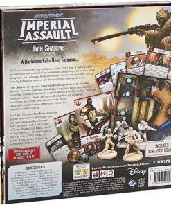 Star Wars Imperial Assault Board Game Twin Shadows EXPANSION - Epic Sci-Fi Miniatures Strategy Game for Kids and Adults, Ages 14+, 1-5 Players, 1-2 Hour Playtime, Made by Fantasy Flight Games Campaign Expansion 11 A1b3q5Uj3fL