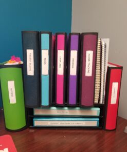 Safco, Onyx Desk Organizer with 6 Vertical & 2 Horizontal Trays , File Organizer for Home, Office, Classroom & More, Steel Mesh Construction 2 Tray 6 Sorter 50 A1bAyipr1eL