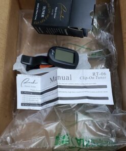 Ranch Guitar Tuner Clip On for Acoustic/Electric Guitar, Ukulele, Violin, Bass, Banjo & Chromatic Tuning Modes - Classical Black 27 A1bX4rI6RoL