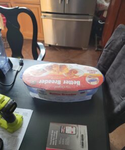 COOK'S CHOICE XL Original Better Breader Batter Bowl- All-in-One Mess Free Breading Station Tray for at Home or On-the-Go - Pour in Seasoning, Add Meat or Vegetables of Choice, & Just Shake 47 A1baLkXRCoL 2