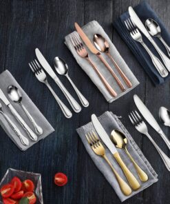 New Star Foodservice 58727 Rose Pattern, 18/0 Stainless Steel, Teaspoon, 6.2-Inch, Set of 12 Roseline - Teaspoon (12-Pack) 23 A1bv8jaH5aL