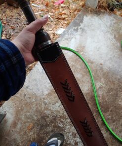 SW-149, Handmade Damascus Steel 25 Inches Sword Walnut Wood & Colored Bone Handle with Damascus Steel Guard SW-149 23 A1c45hvdyZL