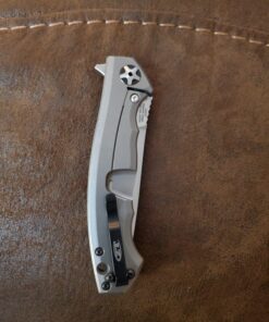 Zero Tolerance 0452CF; Pocket Knife with 4.1” Dual-Finished S35VN Steel Blade, Carbon Fiber Front and Titanium Back Handle Scales, KVT Ball-Bearing Opening, Frame Lock, Deep-Carry Pocketclip; 4.6 OZ.,Large 75 A1c8Vi1M6WL