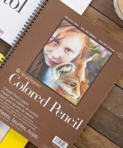 Strathmore Colored Pencil Spiral Paper Pad 9"X12"-30 Sheets -62477900 9x12 26 A1cNPrOkHL