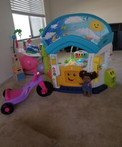 Fisher-Price Laugh & Learn Baby & Toddler Playset Smart Learning Home Interactive Playhouse with Smart Stages Content for Ages 6+ Months (Amazon Exclusive) 32 A1cVZ6CUmzL