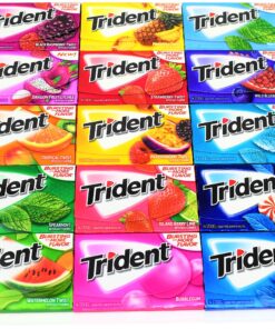 Trident Sugar Free Chewing Gum Variety Pack of 15 (Assorted Flavors) 15 A1csHBZWsUL