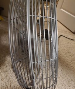 Lasko High Velocity Max Performance Floor Fan with Wall mount Option, 3 Powerful Speeds, Pivoting Fan Head for Home, Garage, Attic, 20", Black, 2265QM 36 A1czBxnzgOL