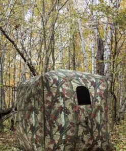 Barronett Blinds Grounder Portable Hunting Blind, Pop-Up Hub Blind, Large Shooting Windows, Bloodtrail Woodland Grounder 250 11 A1d67VFxynL