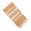 Dandelion - Basic Pattern - 100% Naturally-Dyed Cotton Turkish Towel Peshtemal - 71x39 Inches - Apricot Orange 21 A1dKK1TazHL