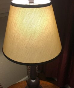 Globe Electric 12398 Set of Two 27" Table Lamps, Bronze Finish, Beige Shades Oil-Rubbed Bronze 32 A1dnLP7ggtL