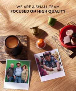 Rosso Coffee Capsules for Nespresso Original Machine - 60 Espresso Pods Vanilla, Caramel, Creme Brulee- Single-Serve Aluminum Coffee Pods - Compatible with Nespresso Original Line Machines (Flavor 60) Flavor 60 10 Count (Pack of 6) 19 A1e0 OYkfL