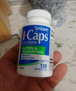 Systane ICaps Eye Vitamin & Mineral Supplement, Lutein & Zeaxanthin Formula, 120 Coated Tablets 23 A1e2C4YZ2SL