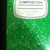 Green and White Composition Book 16 A1e95u2x50L