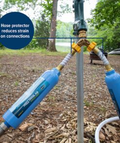 Camco TastePURE Camper/RV Water Filter & Hose Protector | Inline Water Filter Reduces Bad Taste, Odor, Chlorine & Sediment | Ideal for RVs, Campers, Travel Trailers, Boats | Made in the USA (40043) 34 A1eRpEKl7jL