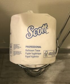 Scott® Professional 100% Recycled Fiber Standard Roll Toilet Paper (13217), with Elevated Design, 2-Ply, White, Individually wrapped rolls, 473 Count (Pack of 80), Total 37,840 Sheets 53 A1ecP88HT4L