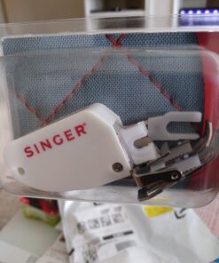 SINGER | Even Feed / Walking Presser Foot - Fork, Perfect for Matching Stripes & Plaids, Quilting & Sewing with Pile Fabrics - Sewing Made Easy Old Version 42 A1efks3CQ9L