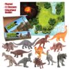 Kangaroo - Realistic 7" Dinosaur Toys | Jumbo PVC Assorted Dinosaurs with Play Mat & Educational Full Color Book | Gift Set for Kids Learning & Development (Set of 12) 8 A1f9LbmHL