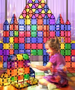 Magnetic Tiles Kids Toys STEM Magnet Toys for Toddler Magnetic Blocks Building Toys Preschool Learning Sensory Montessori Toys for 3+ Year Old Boys and Girls, Safe Creativity Toddler Kids Toys 23 A1faLW2pAbL