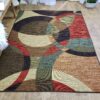 Rubber Backed Area Rug, 39 x 58 inch, Modern Circles, Non Slip, Kitchen Rugs and Mats 39 X 58 inch ( fits for 3x5 Area) 5 A1fgEyMu3GL