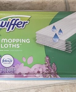 Swiffer Sweeper Wet Mopping Cloth Multi Surface Refills, Febreze Lavender Scent, 36 count 36 Count (Pack of 1) Wet Mop 30 A1foD2r9AuL
