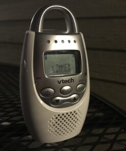 VTech DM221-2 Audio Baby Monitor with up to 1,000 ft of Range, Vibrating Sound-Alert, Talk Back Intercom, Night Light Loop & Two Parent Units, White 42 A1gFXtIFqcL 1